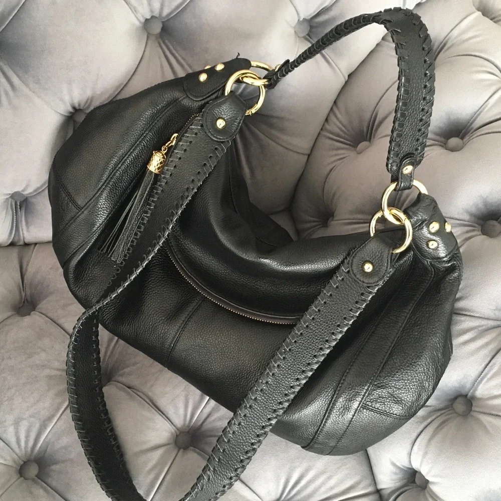 Onna Ehrlich Beautiful!!!! Rachel Shoulder Bag - Black - Picture 3 of 11